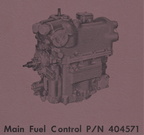  THE COMMERCIAL TYPE 1307 FUEL CONTROL FOR THE GE CJ805 GAS TURBINE ENGINE SERIES.