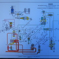 SCHEMATIC DIAGRAM OF THE COMMERCIAL TYPE 1307 FUEL CONTROL FOR THE GE CJ805 GAS TURBINE ENGINE SERIES.