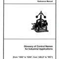 Woodward Reference Manual.  Glossary of Control Names for Industrial Application.
