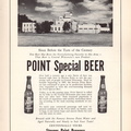 Established in 1857.  POINT Special Lager BEER... Since Before the Turn of the last Century.  