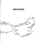 Location of the homes around Lake Geneva that are in the book.
