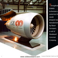 The GE 90 gas turbine engine.  The world's most powerful jet engine.