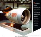 The GE 90 gas turbine engine.  The world's most powerful jet engine.