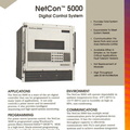 NetCon 5000 control system data.