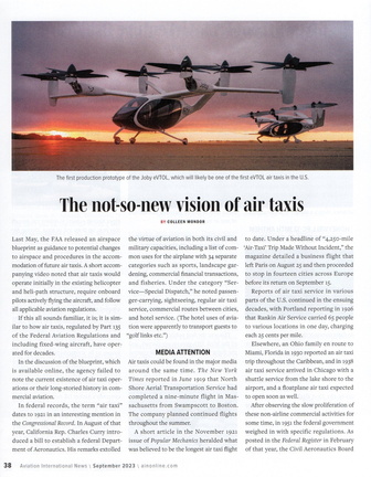 The not-so-new vision of air taxis.