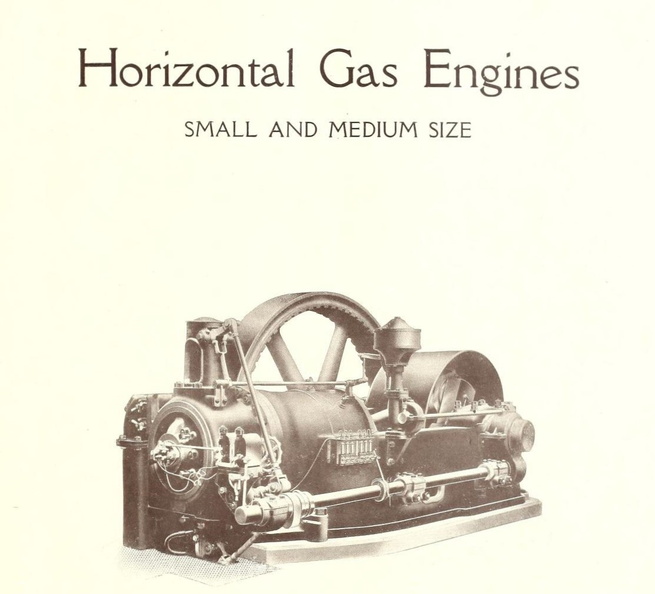A Horizontal Gas Engine History Project.