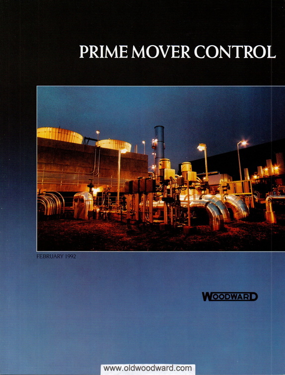 A Woodward Prime Mover Control history project.
