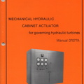 THE WOODWARD MECHANICAL HYDRAULIC CABINET ACTUAOR GOVERNOR SYSTEM FIRST PATENTED BY IRL C. MARTIN.