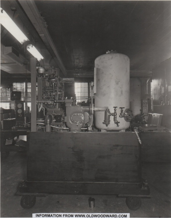 A Woodward Cabinet Actuator Governor on the factory floor in 1941.  2.