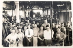 The Woodward Governor Company's shop floor worker members in 1937.