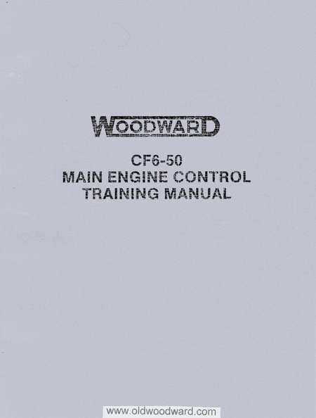 Researching and documenting the evolution of the Woodward jet engine governor system.