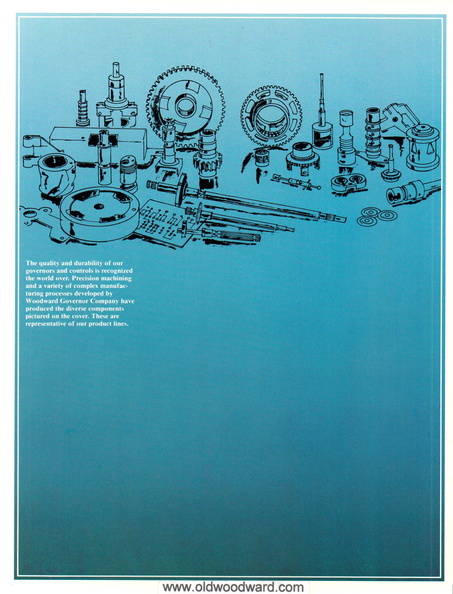 Woodward... The World's oldest and largest manufacturer of Prime Mover Controls.