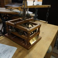 Amos Woodward's patent model of the first Woodward Water Wheel Governor.
