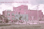 The 1873 stone Brewhouse is shown in this 1908 postcard.