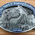 Brewer Brad's belt buckle.