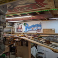 Entering the man cave.