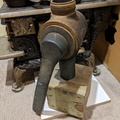 A 20 pound solid brass valve from an obsolete 130 barrel wooden beer vat.