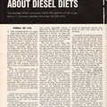 WHAT YOU SHOULD KNOW ABOUT DIESEL DIETS.