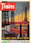 Trains May 1973.  ALL ABOUT WHAT DIESELS DRINK.