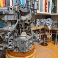 This large gas turbine fuel control was purchased with the CFM56-2 build book and operating manual.