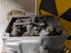 A Bendix aircraft engine fuel control for small gas turbines (top cover removed).