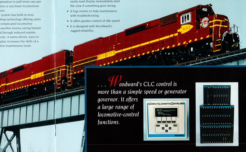 Woodward's CLC control system is old school digital control technology replaced with off the shelf engine controls.