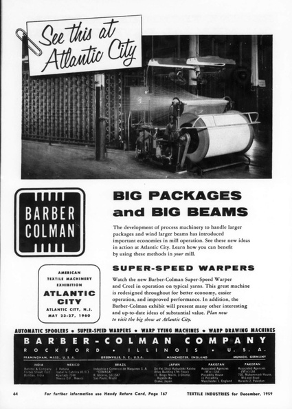 BARBER-COLMAN COMPANY HISTORY.