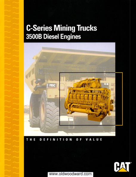 C-Series Mining Trucks 3500B Diesel Engines.