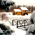 A winter scene in Stevens Point, Wisconsin.