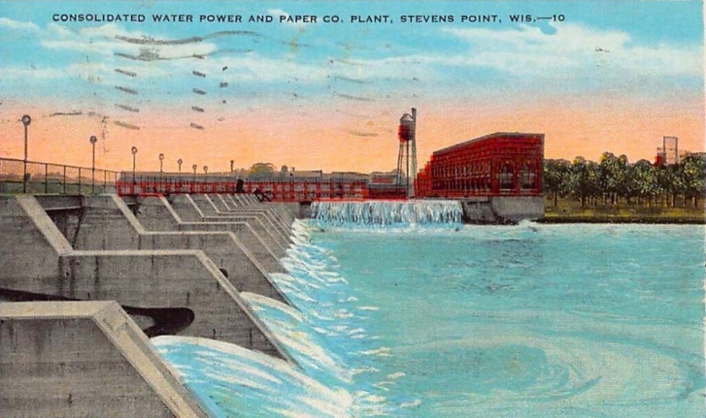 Consolidated Water Power and Paper Mill, Stevens Point, Wisconsin.