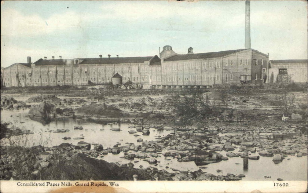 Consolidated Water Power and Paper Mill, Wisconsin Rapids.