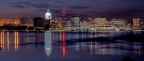 Lake Monona with the State Capitol in the background in Madison, Wisconsin.