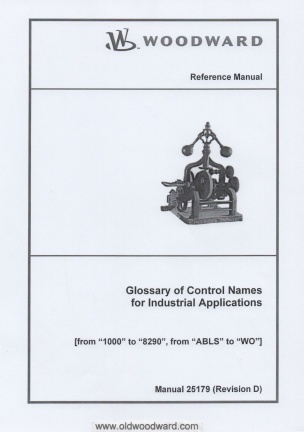 Woodward Glossary of Control Names along the way.