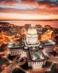 The Wisconsin State Capitol.