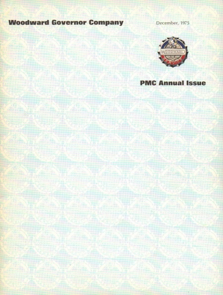 WOODWARD 1975 PMC ANNUAL ISSUE.