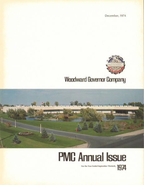WOODWARD 1974 PMC ANNUAL ISSUE.
