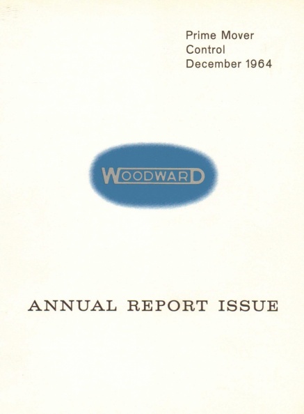 WOODWARD 1964 PMC ANNUAL ISSUE.