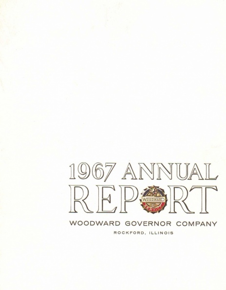 WOODWARD 1967 PMC ANNUAL ISSUE.