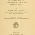 SIX HUNDRED MILES OF CANOEING UPON ILLINOIS AND WISCONSIN RIVERS 122 YEARS AGO.