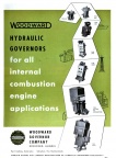 WOODWARD HYDRAULIC GOVERNORS FOR PRIME MOVERS.