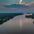 John Hartman's drone view looking north in Stevens Point, Wisconsin, U.S.A.