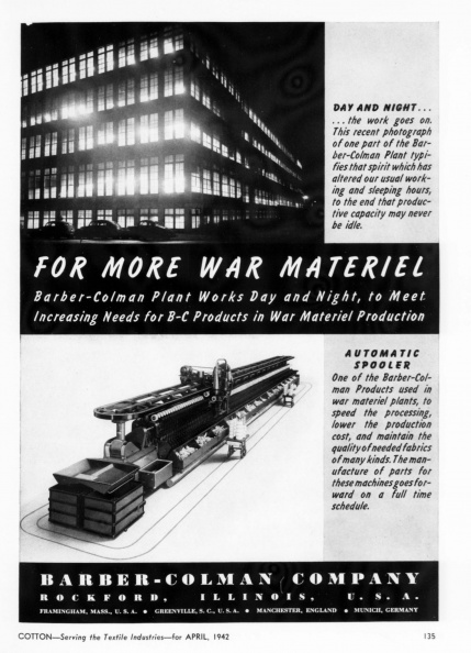 A vintage Rockford machine shop manufacturing history project.