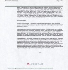 Documenting the evolution of the Woodward Governor Company.  Page 2.