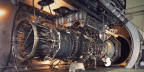 A General Electric Company's GE4 series jet engine exclusively equipped with the Woodward 1645 type fuel control system.
