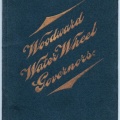 Brad's original 1908 Woodward Governor Company catalogue.