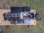 Top view of Brad's Pierce engine governor ready to disassemble and document for shits & giggles.