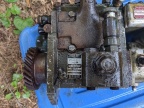 Brad's Bosch fuel pump controlled by a Pierce engine governor ready to be degreased with CRC parts cleaner.