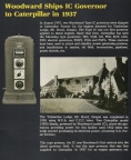Woodward Ships IC Governor to Caterpillar in 1937.