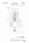 Elmer Woodward's first diesel engine governor patent for the type IC governor.