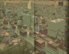 The Woodward Governor Company's machine shop floor.